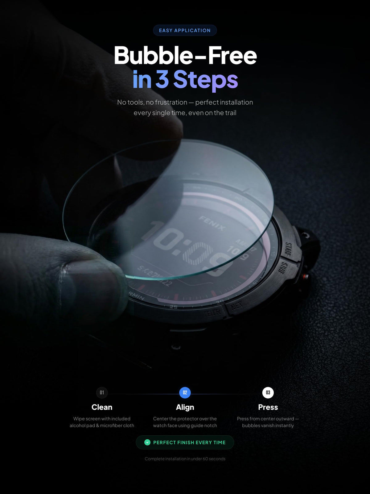 Screen Protector for Garmin Approach S70 47mm Y9861