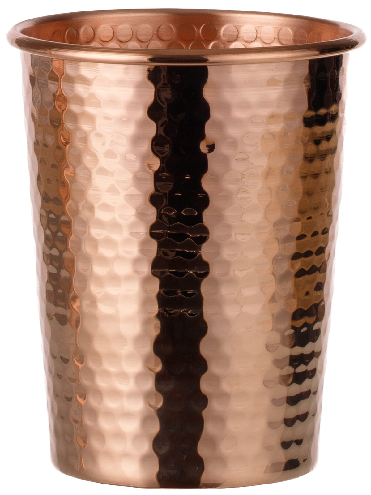 Set of 2 Hammered Copper Cups 18 Ounces S46003