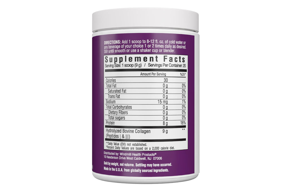 Collagen Peptides Powder Unflavored 20 Servings W36252