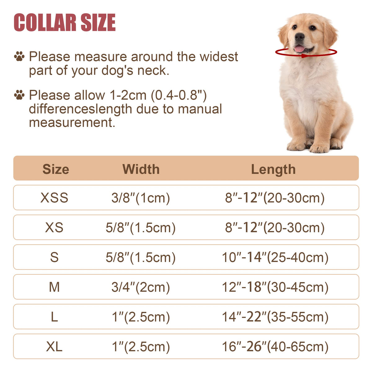 Reflective Adjustable Pink Dog Collar J92339