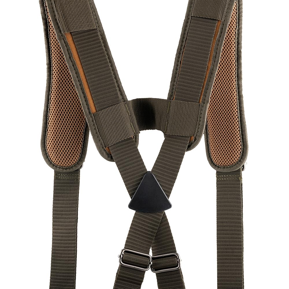 Tool Belt with Suspenders, 12 pockets, Brown, 52 Inch H173577