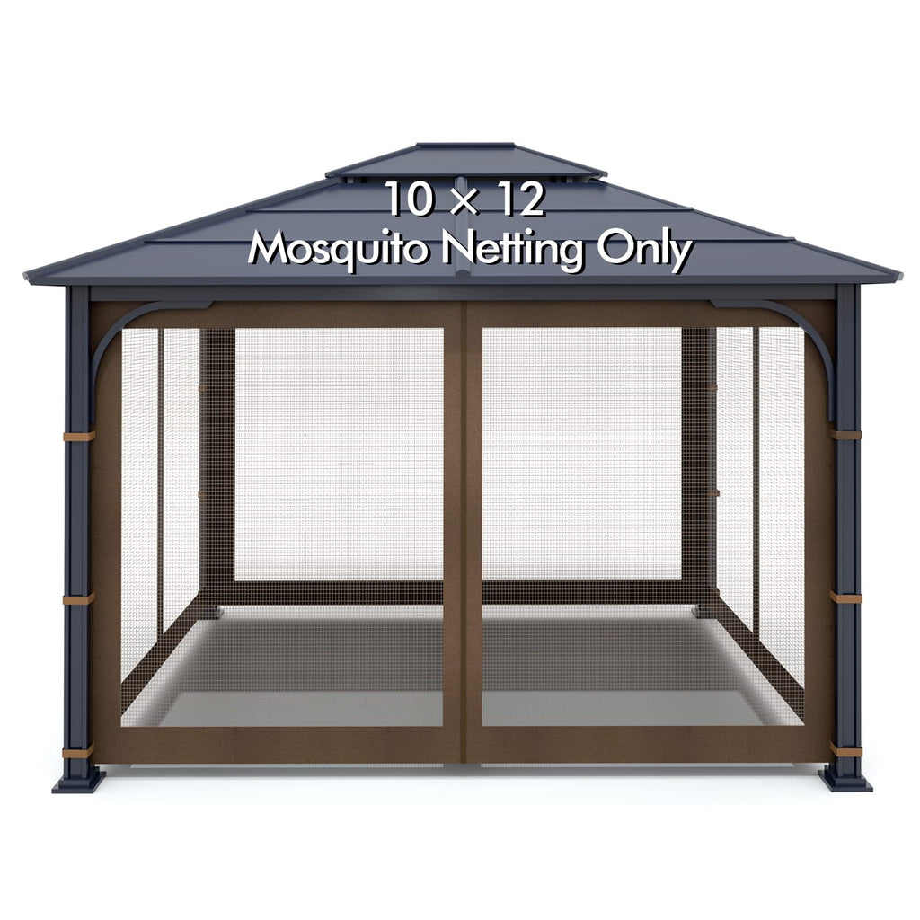 Brown 4-Panel Mosquito Netting V754577