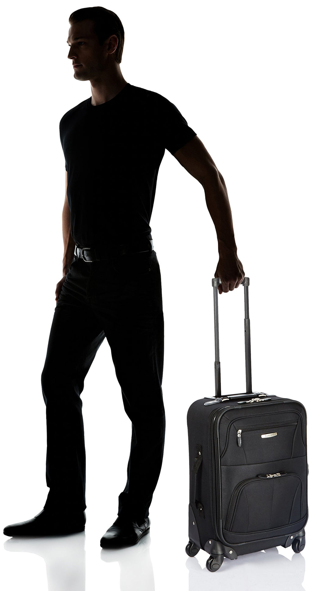 Black Expandable Spinner Carry-on 19" Y392033