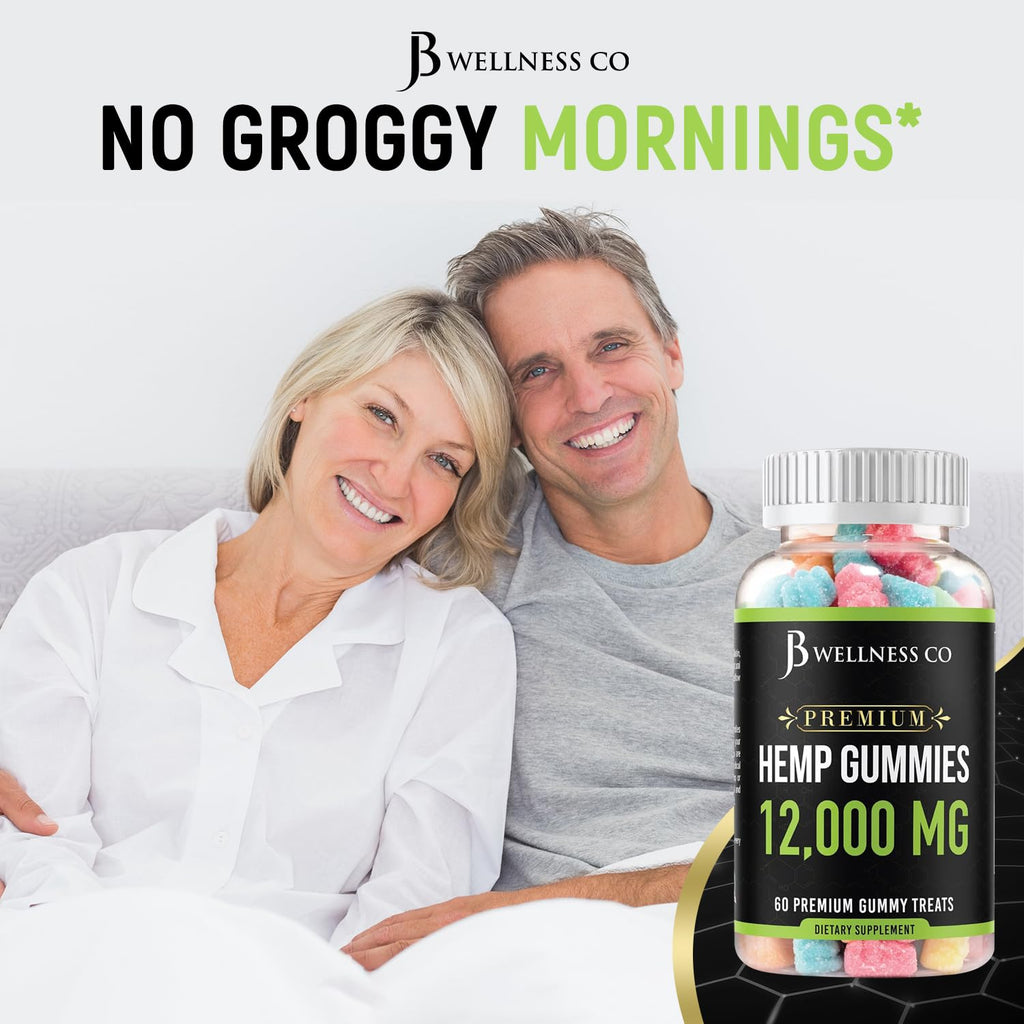 Hemp Gummies 12,000 Vitamins & Omega 3,6,9 120 Count J157