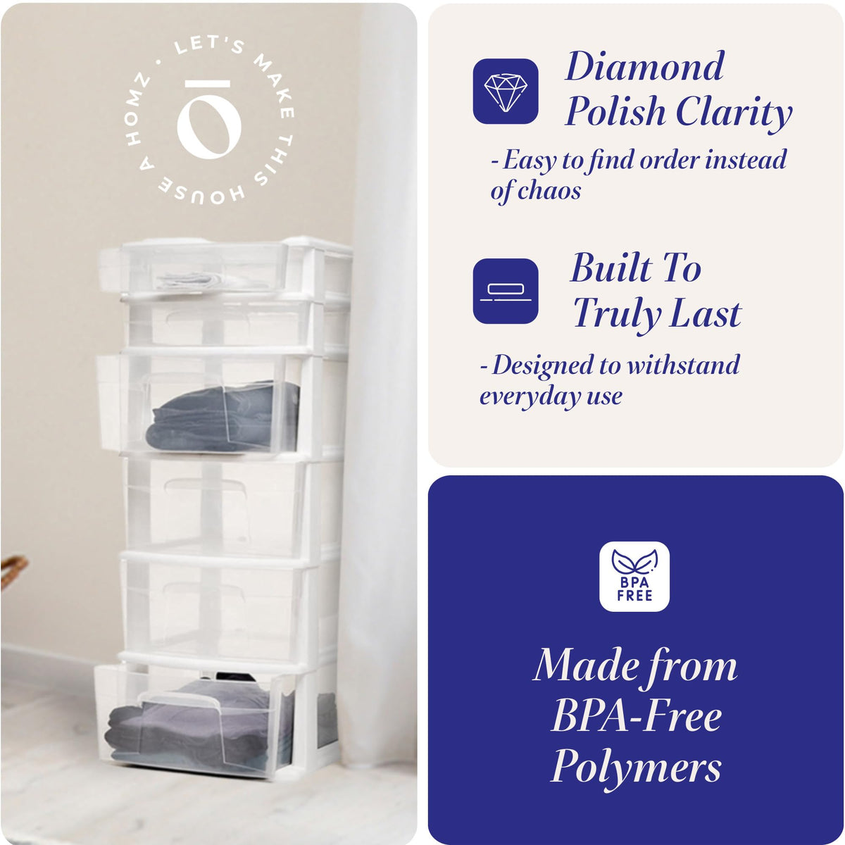 6-Tier Storage Cart with Removable Wheels N36166