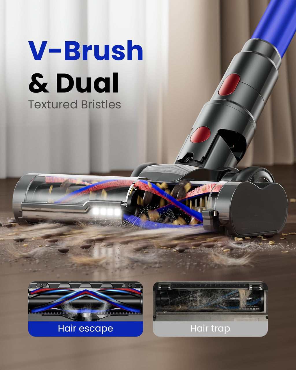 650W 60KPA Cordless Stick Vacuum Cleaner W33802