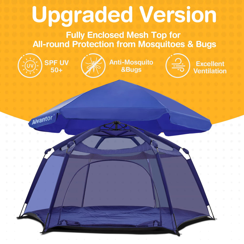 Portable Baby Playpen with Mesh L4358