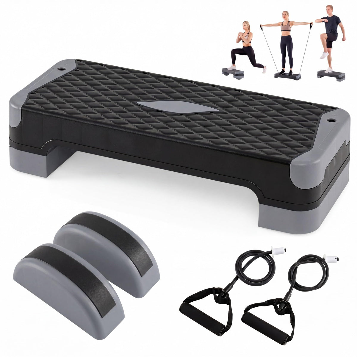 Adjustable 5 in 1 Aerobic Step Platform D113