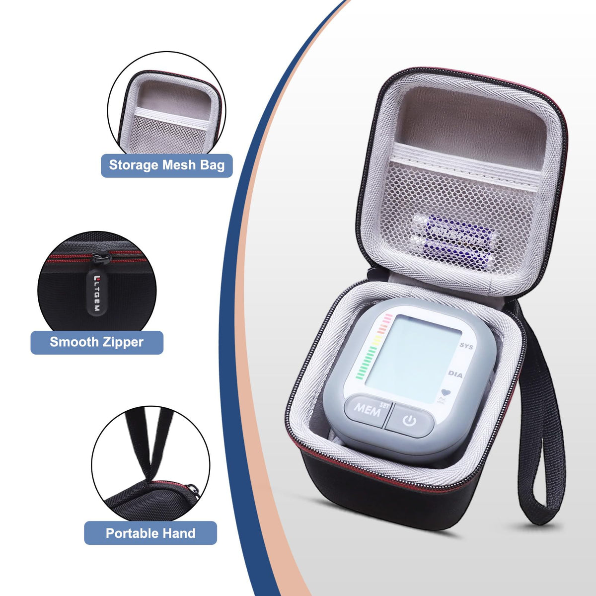 Case Compatible with Digital Wrist Blood Pressure Monitor C283