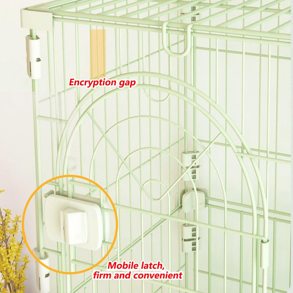 3/4-Tier Cat Cage Playpen with Hammock D713