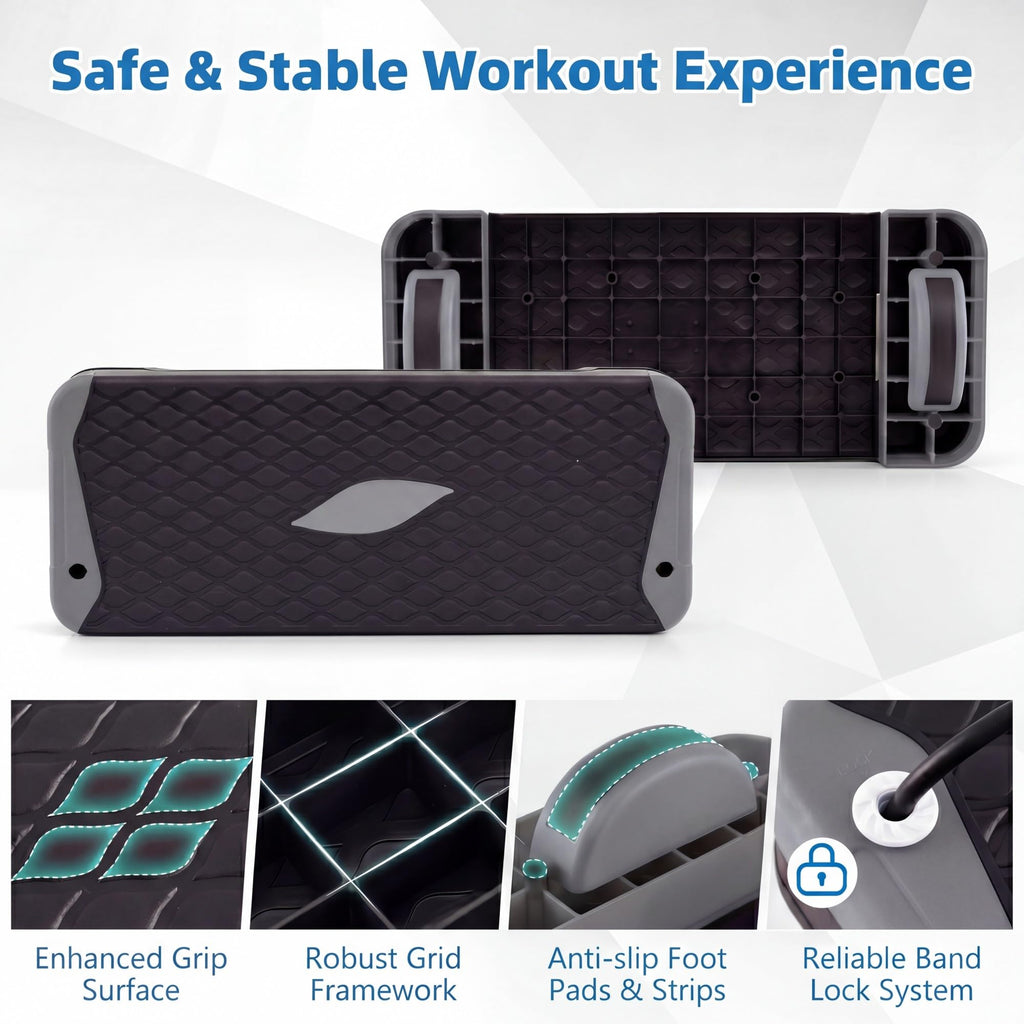 Adjustable 5 in 1 Aerobic Step Platform D113