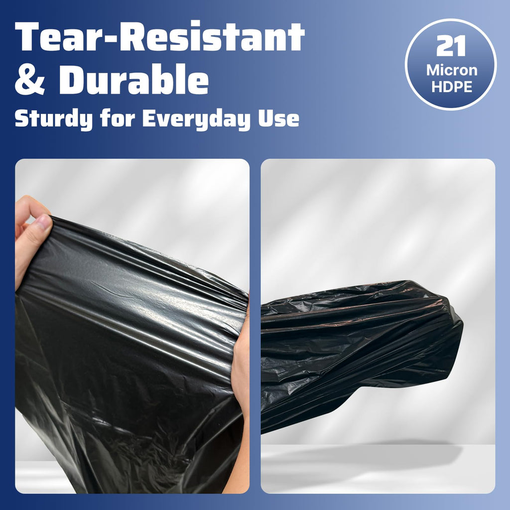 40-45 Gallon 100 Count 21 Micron HDPE Trash Bags N74296