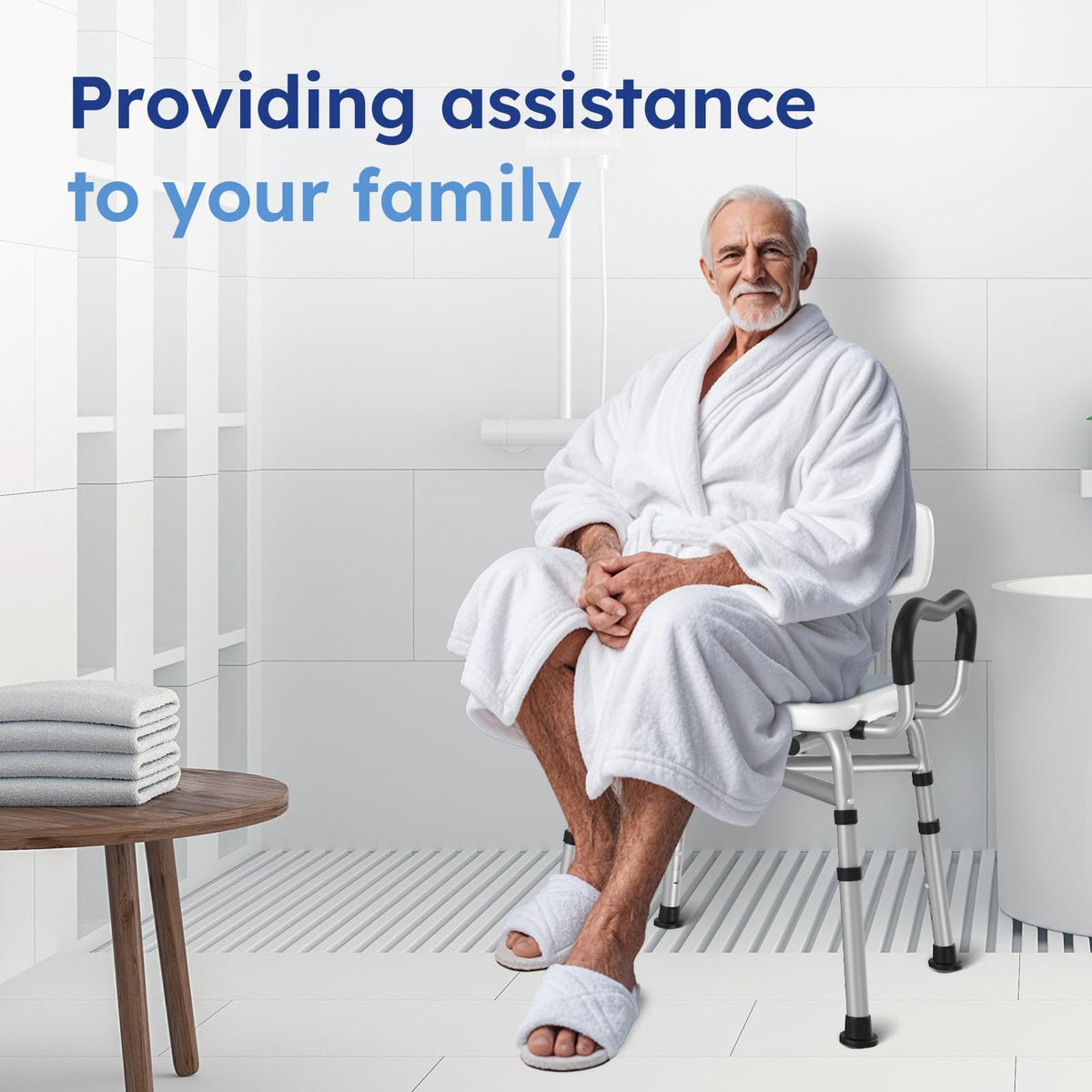 Shower Chair with Arms and Back V37942