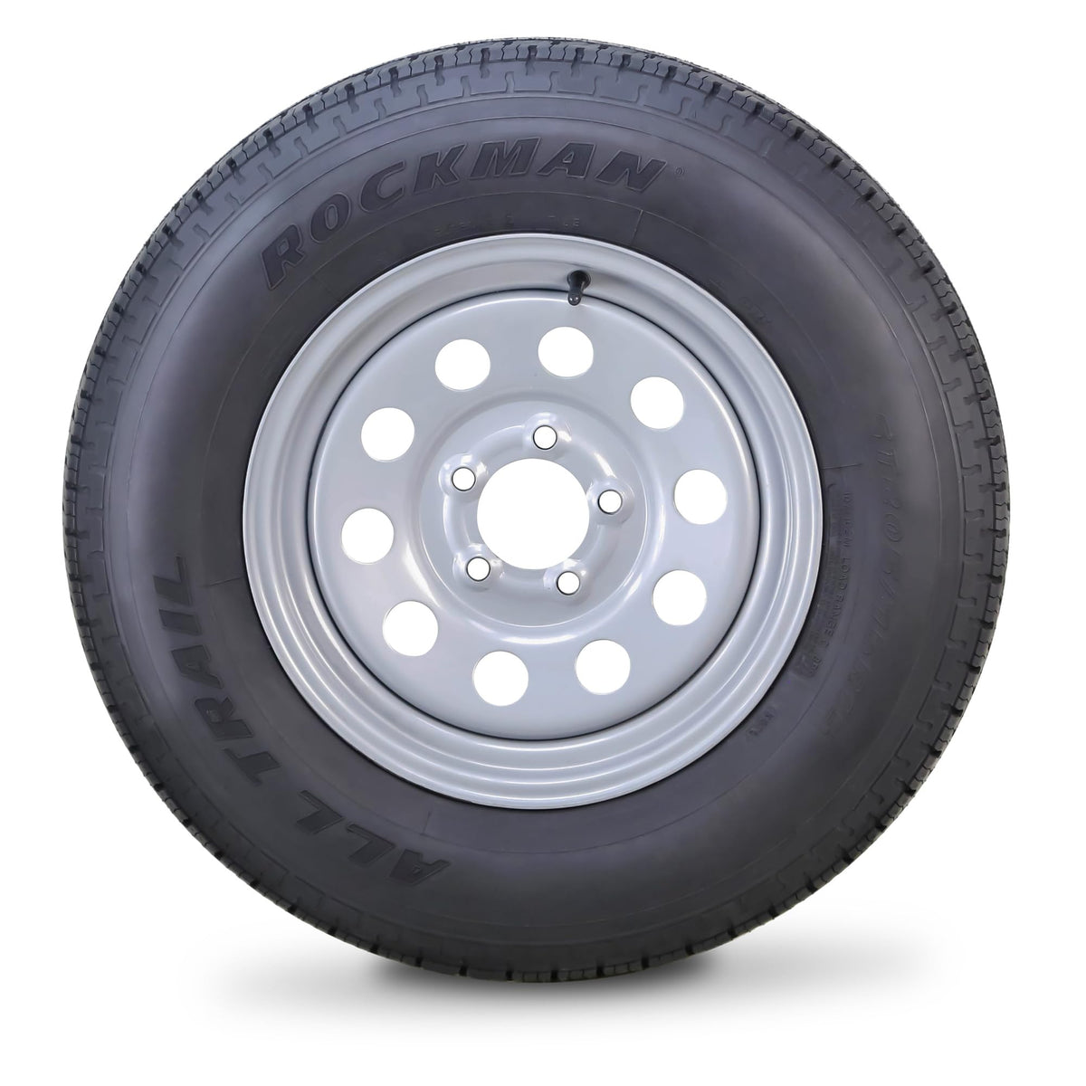 Trailer Tire Wheel ST205/75R15 8-Ply Silver Mod Rim A230804
