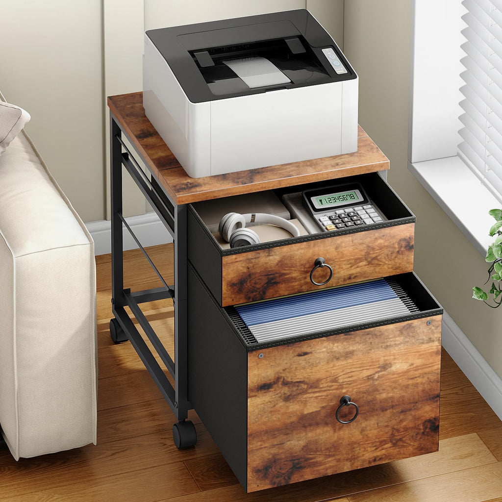 2 Drawer Mobile File Cabinet B582331