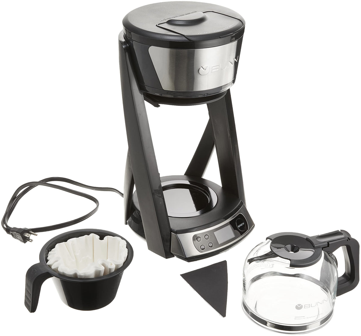 Programmable Coffee Maker, 10 cup, Stainless Steel L1287