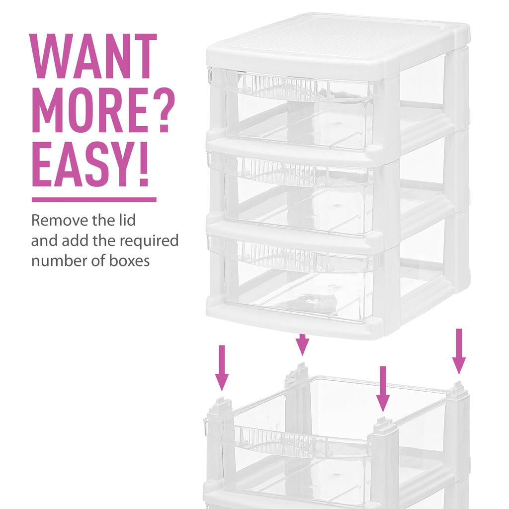 3 Drawer Plastic Storage Unit N5115