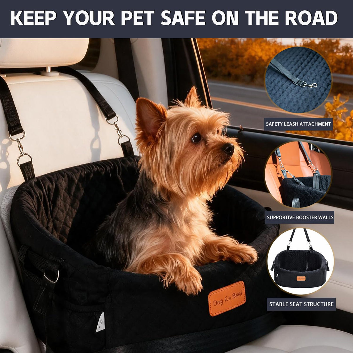 Dog Car Seat for Small Dogs B91595