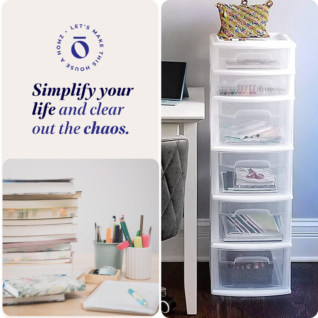 6-Tier Storage Cart with Removable Wheels N36166