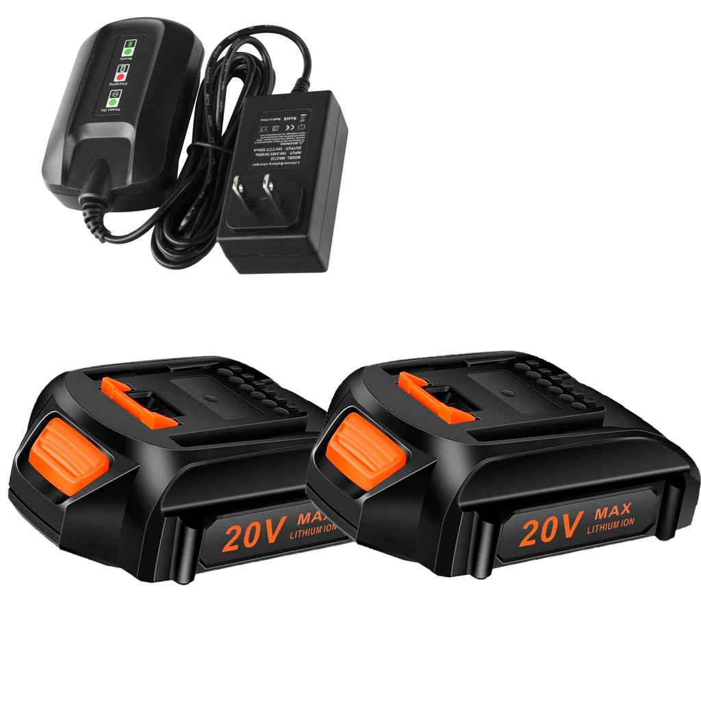 20V 2Packs Lithium Battery and Charger Starter Kit X3169