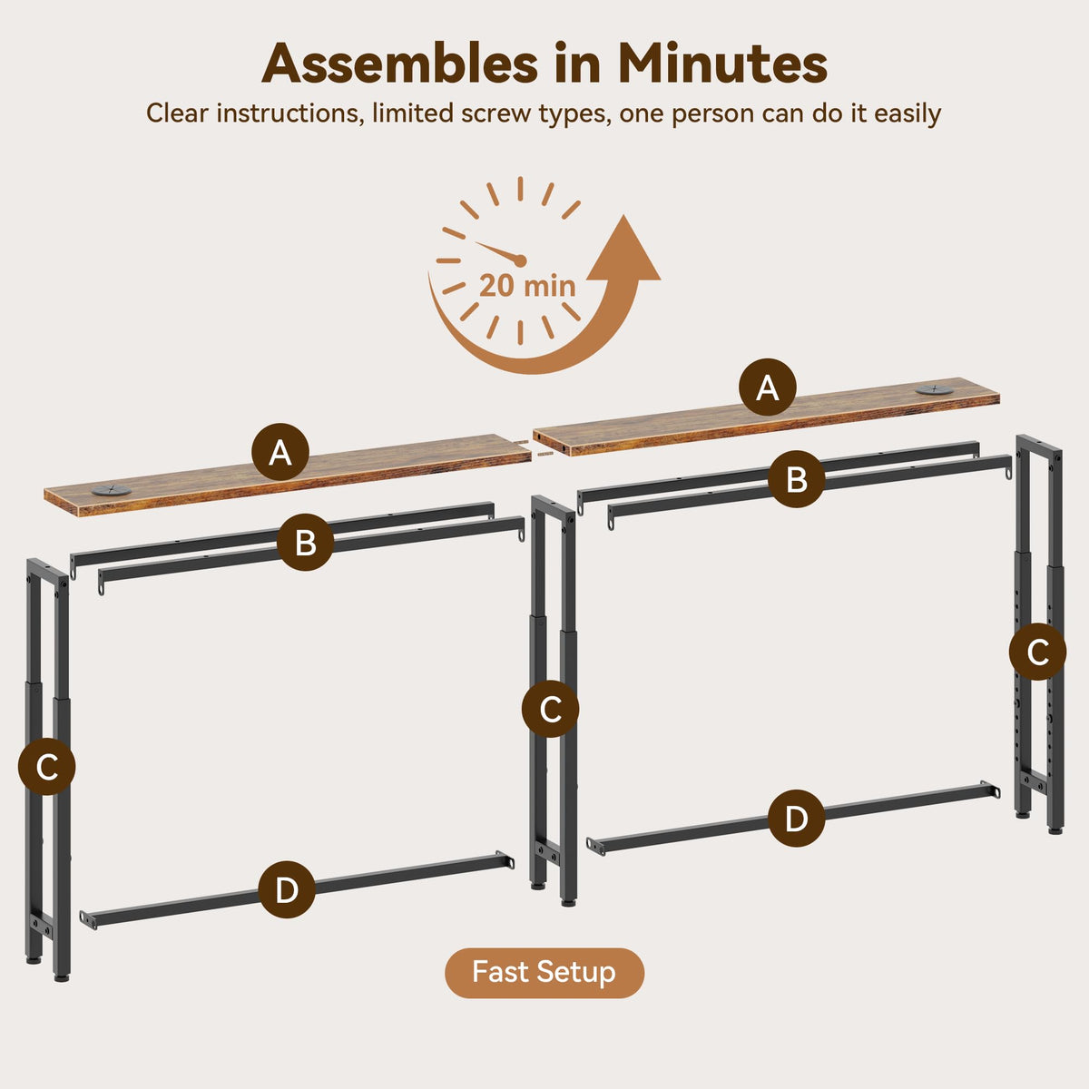 Narrow Console Table W38654