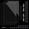 Clear Aquarium Divider with Suction Cups B4418