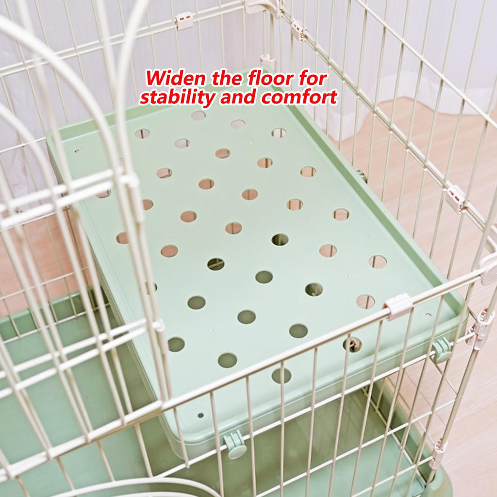 3/4-Tier Cat Cage Playpen with Hammock D713