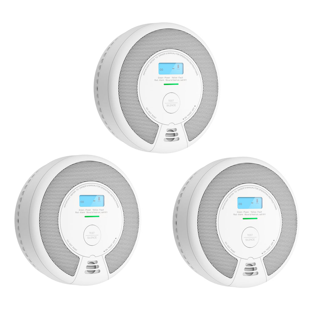 Combination Smoke & CO Alarm, 10-Year Battery, 3-Pack V3082
