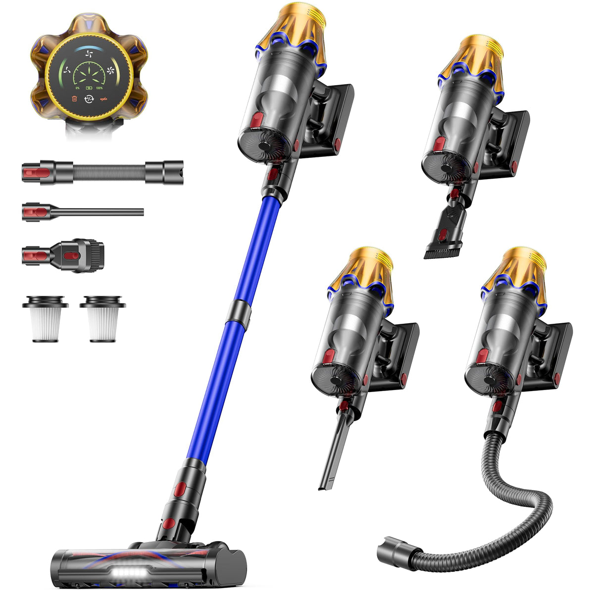 650W 60KPA Cordless Stick Vacuum Cleaner W33802
