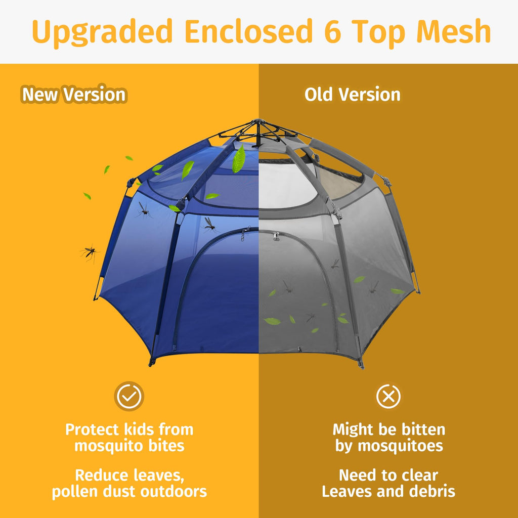 Portable Baby Playpen with Mesh L4358