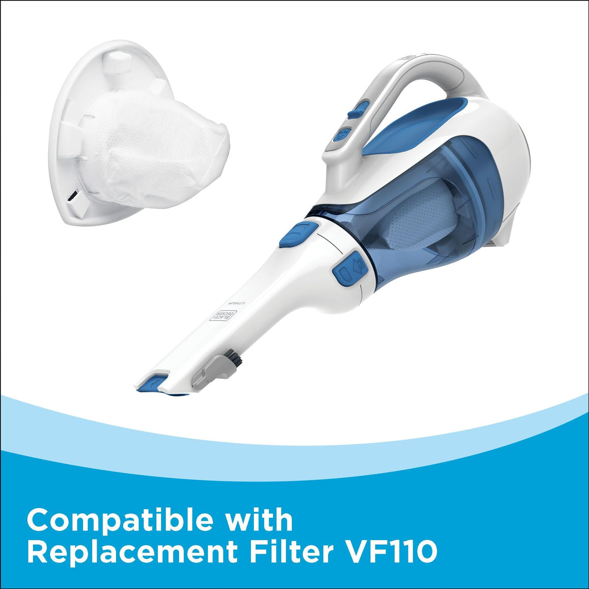 Cordless Handheld Vacuum with Rotating and Extendable Nozzle P930733