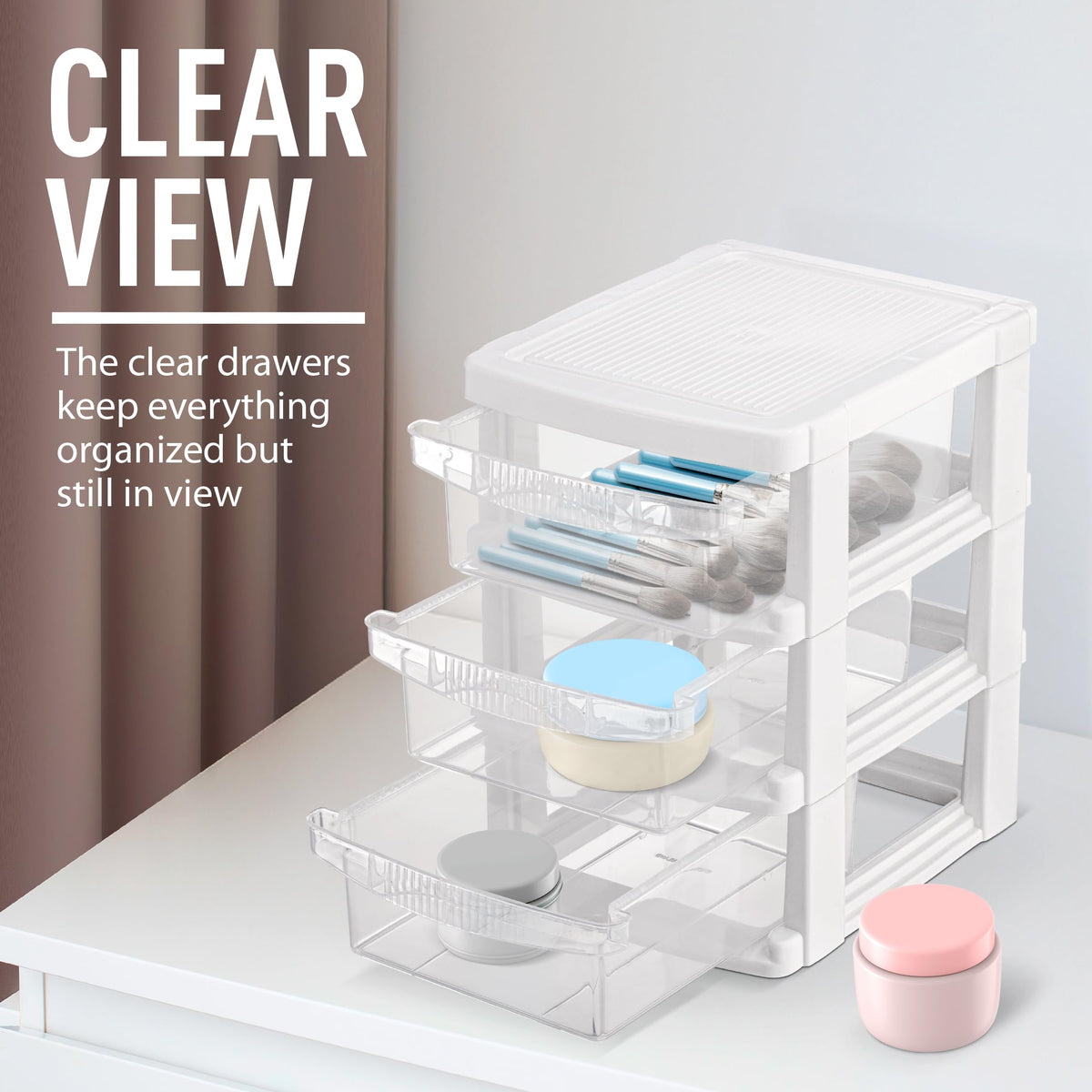 3 Drawer Plastic Storage Unit N5115