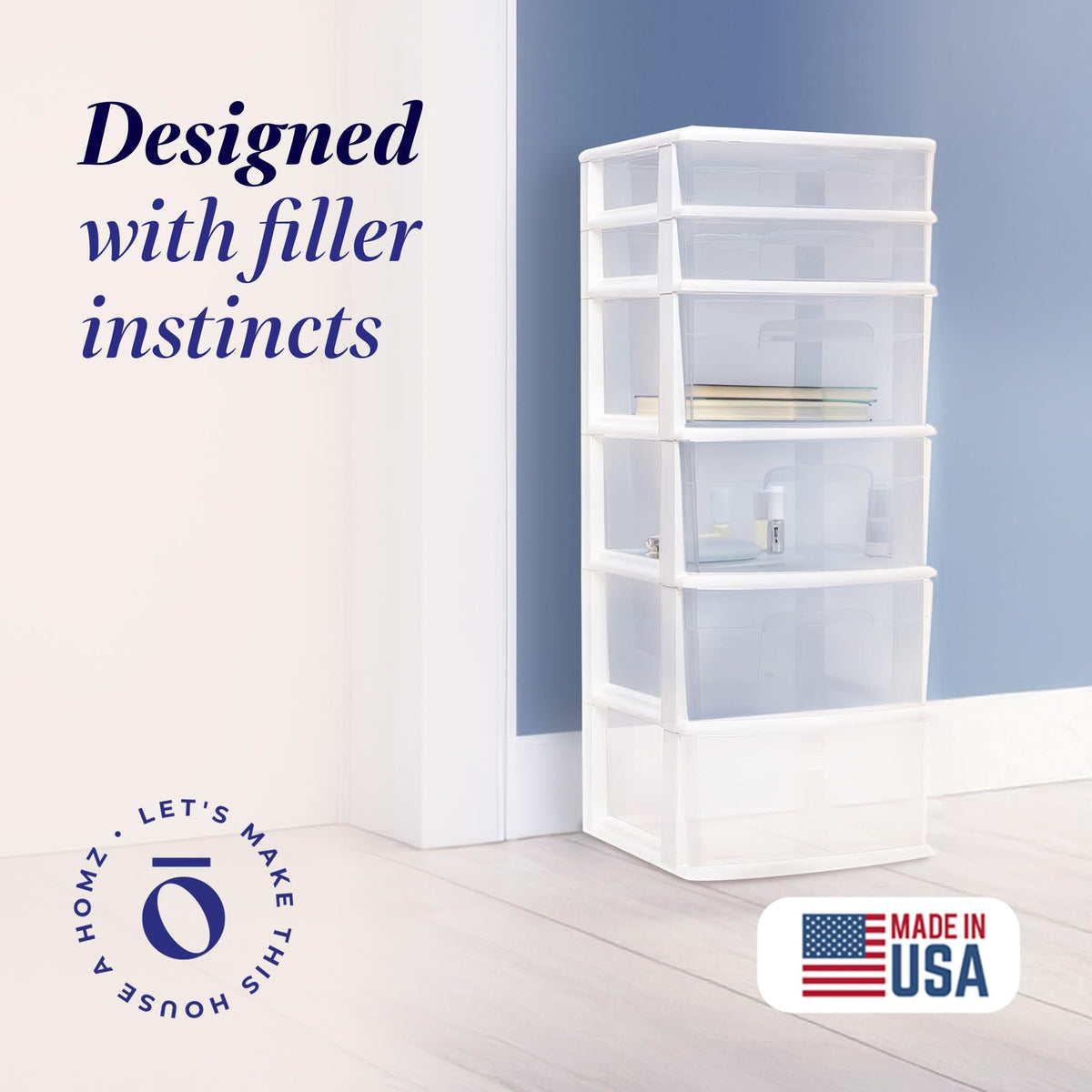 6-Tier Storage Cart with Removable Wheels N36166