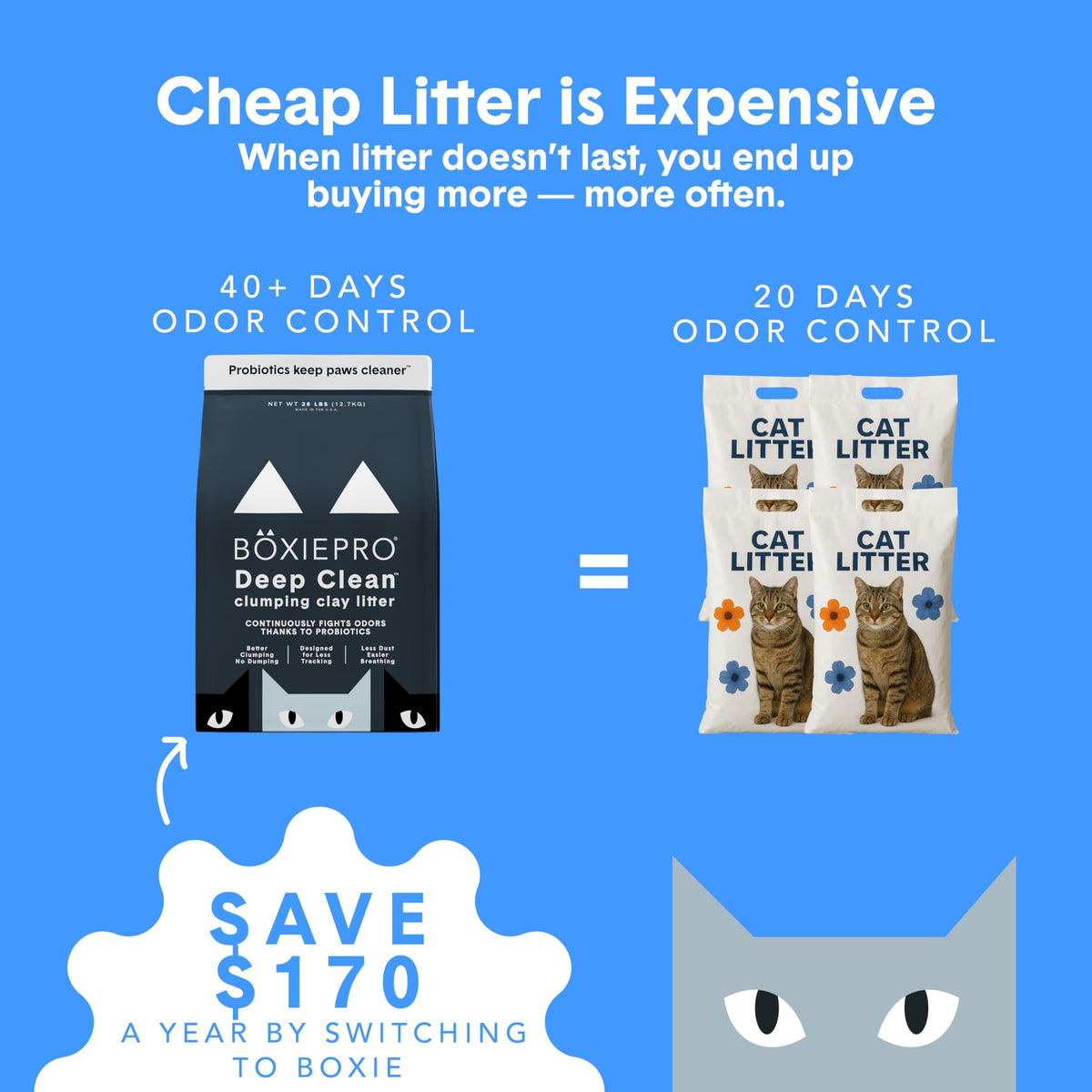 Clumping Clay Cat Litter 16 lb E8671