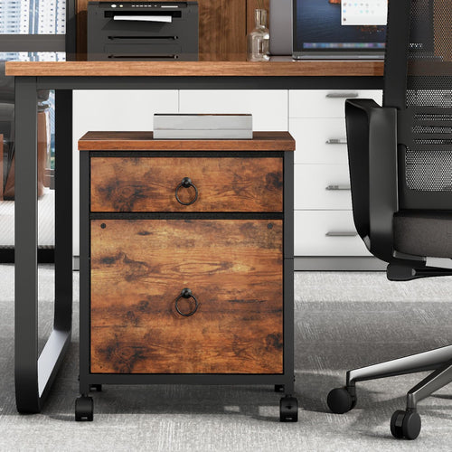 2 Drawer Mobile File Cabinet B582331