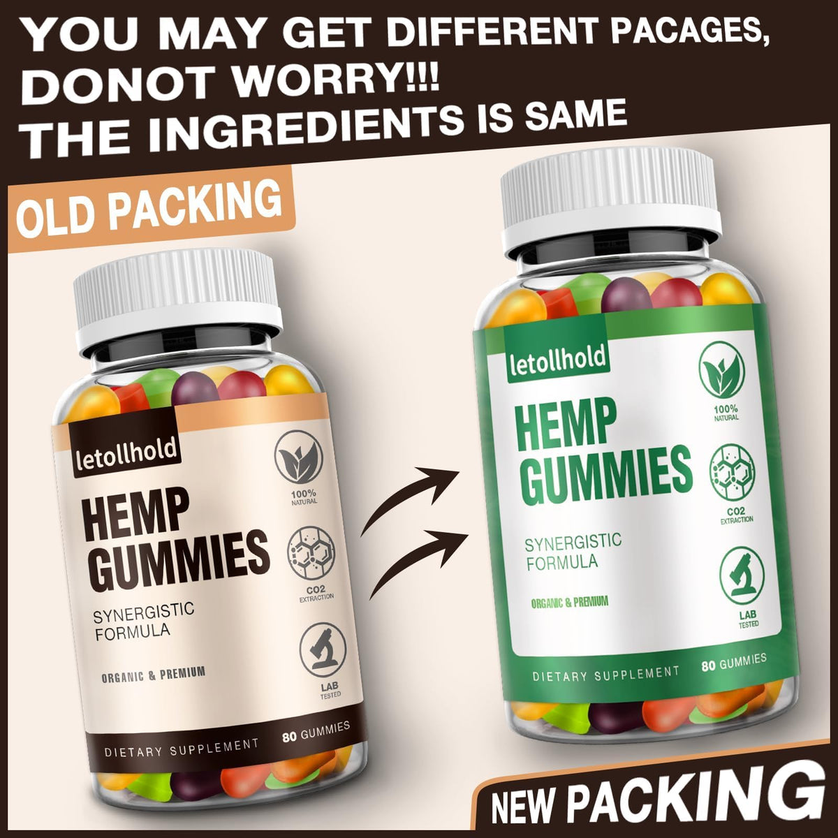 Hemp Gummies 1 Pack Low Sugar Z82762