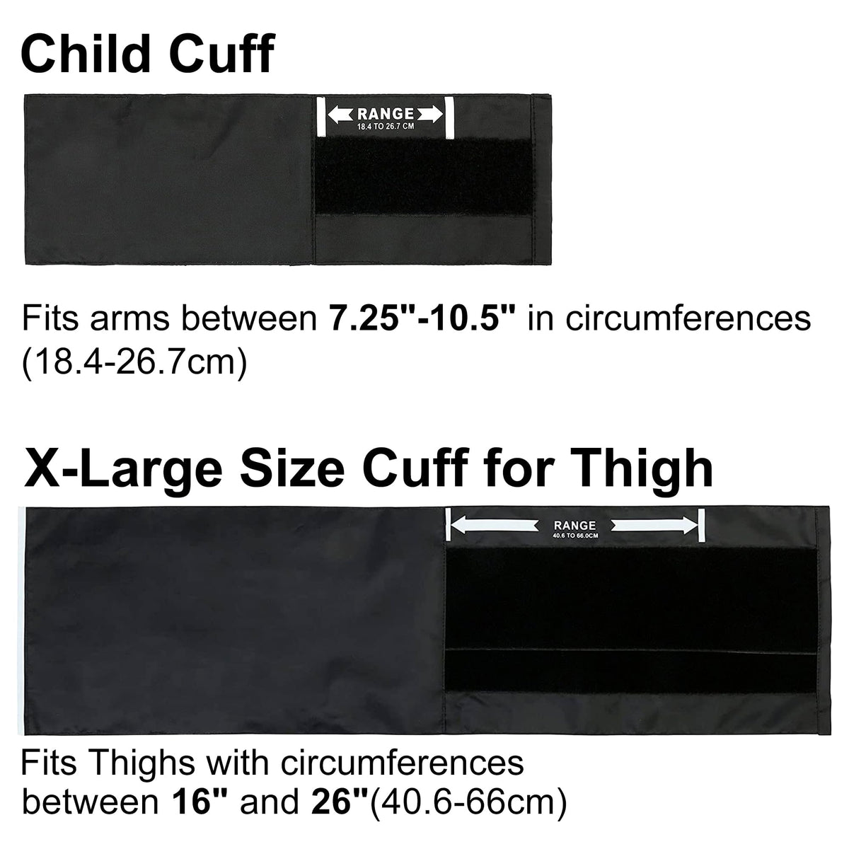 Pediatric Blood Pressure Cuff and Thigh BP Cuff T66648