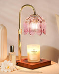 Pink Candle Warmer Lamp with Timer & Dimmer I4584
