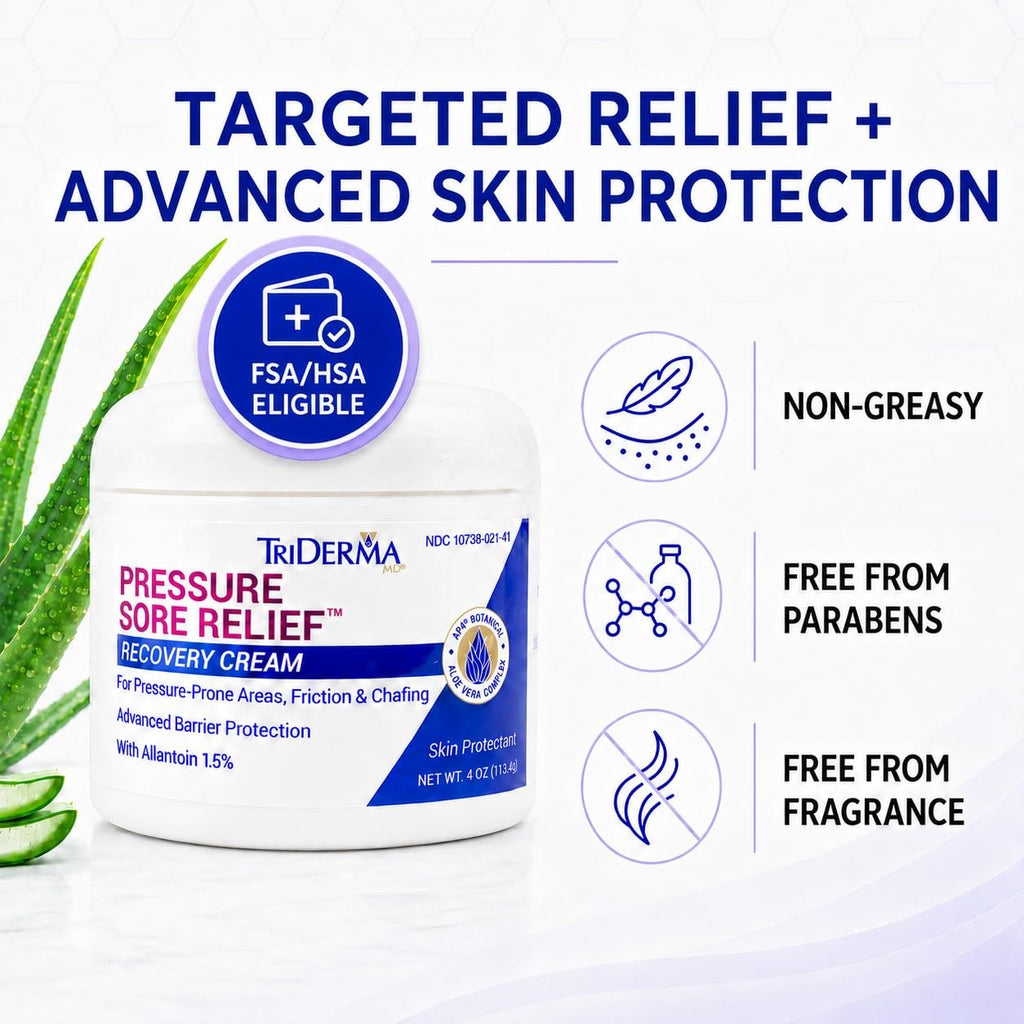 Healing Cream for Pressure Sores with Calendula and Aloe, 4 oz Jar I943511