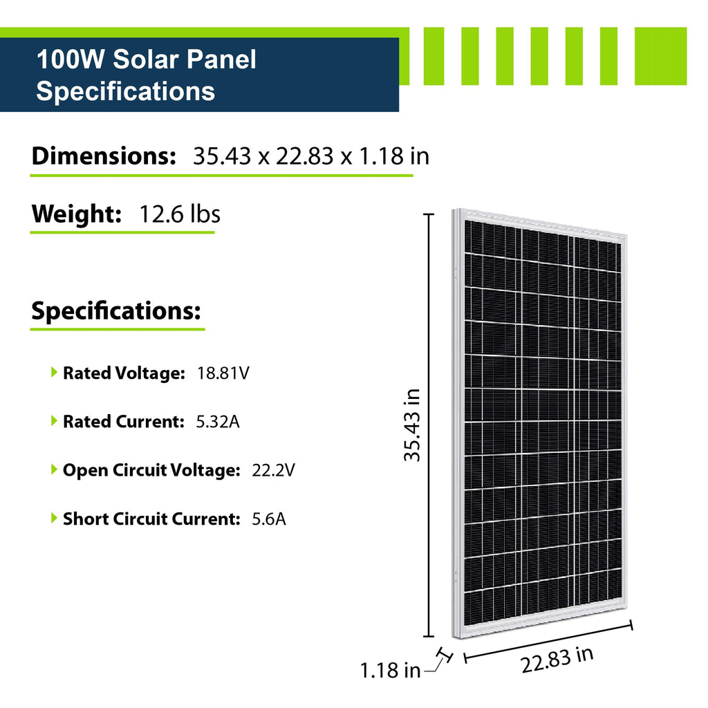 12V 200Ah LiFePO4 400W Solar Panel Kit V92265