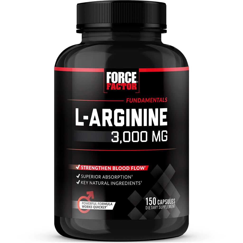 L-Arginine 3000mg Nitric Oxide Supplement 150 Capsules B4551