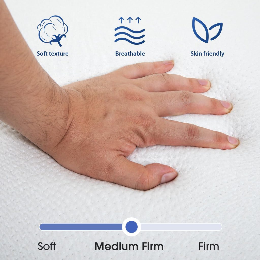 3" Tri Folding Memory Foam Mattress Queen Medium Firm P9680