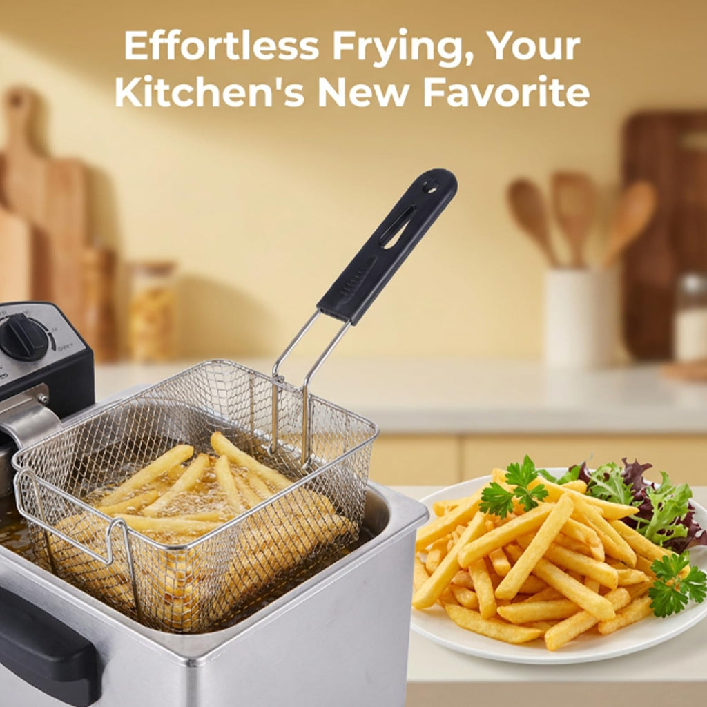 Stainless Steel Fry Basket with Detachable Handle L914214
