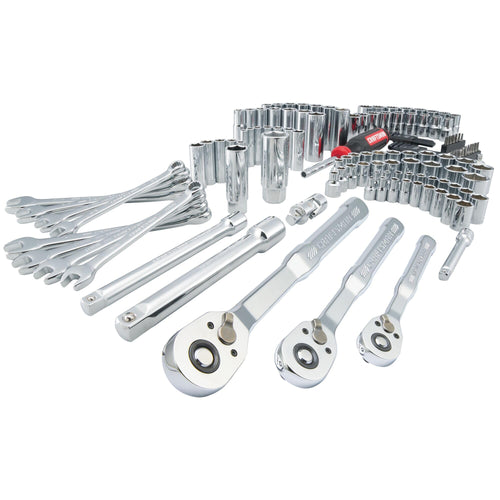 135 Pcs SAE and Metric Socket Wrench Set with Case N372