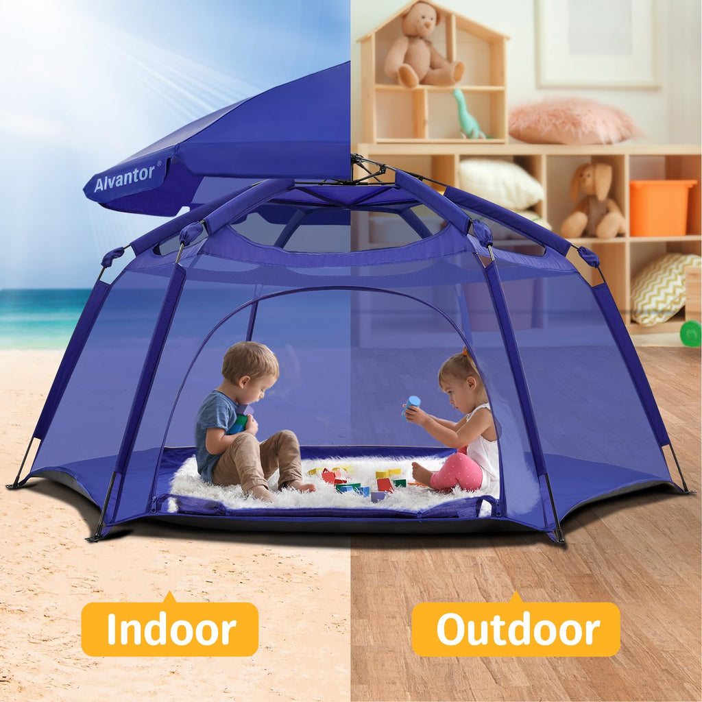 Portable Baby Playpen with Mesh L4358