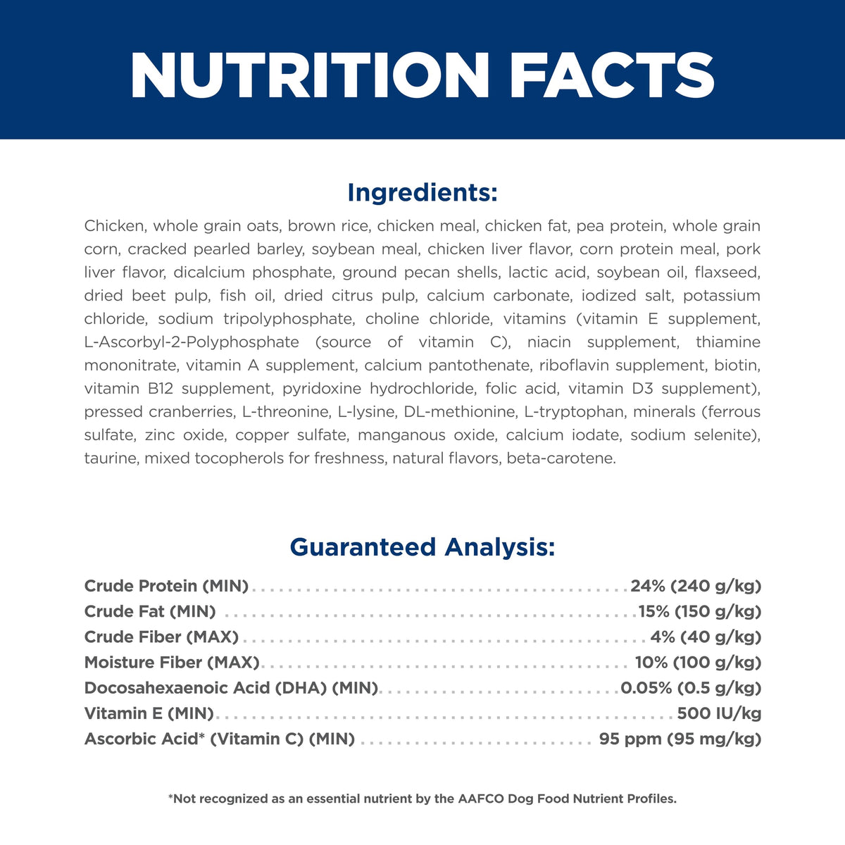 Dry Dog Food O303