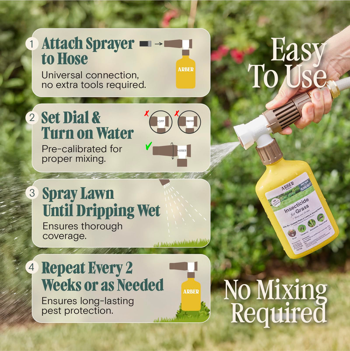 Organic Grub Killer & Lawn Insecticide 16 oz D3916