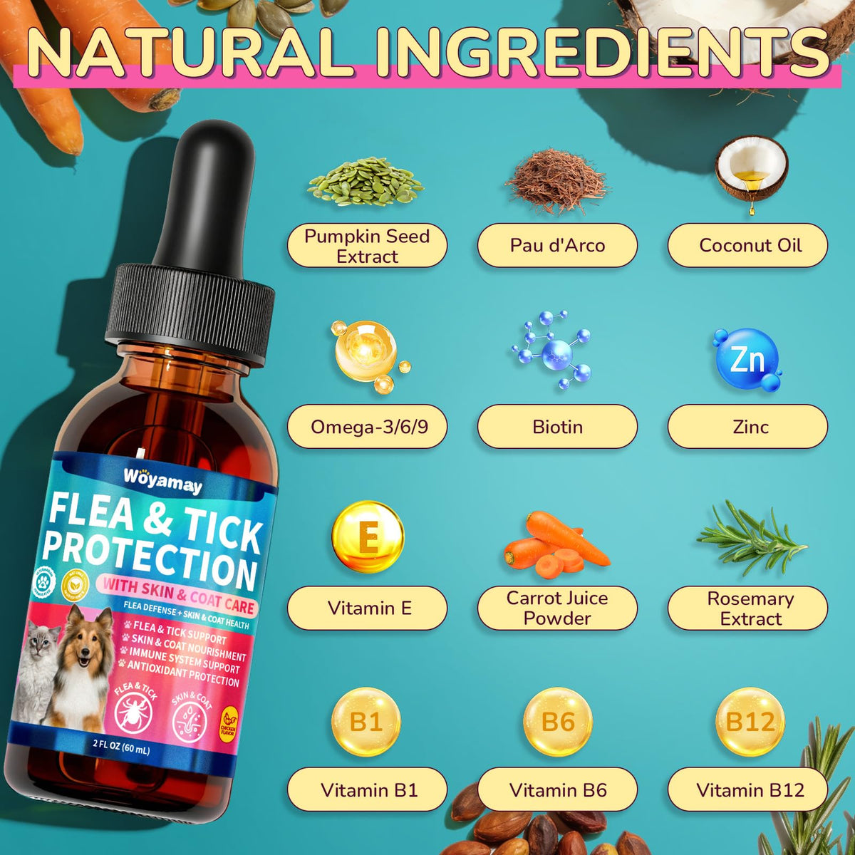 Flea and Tick Prevention for Dogs & Cats N6421