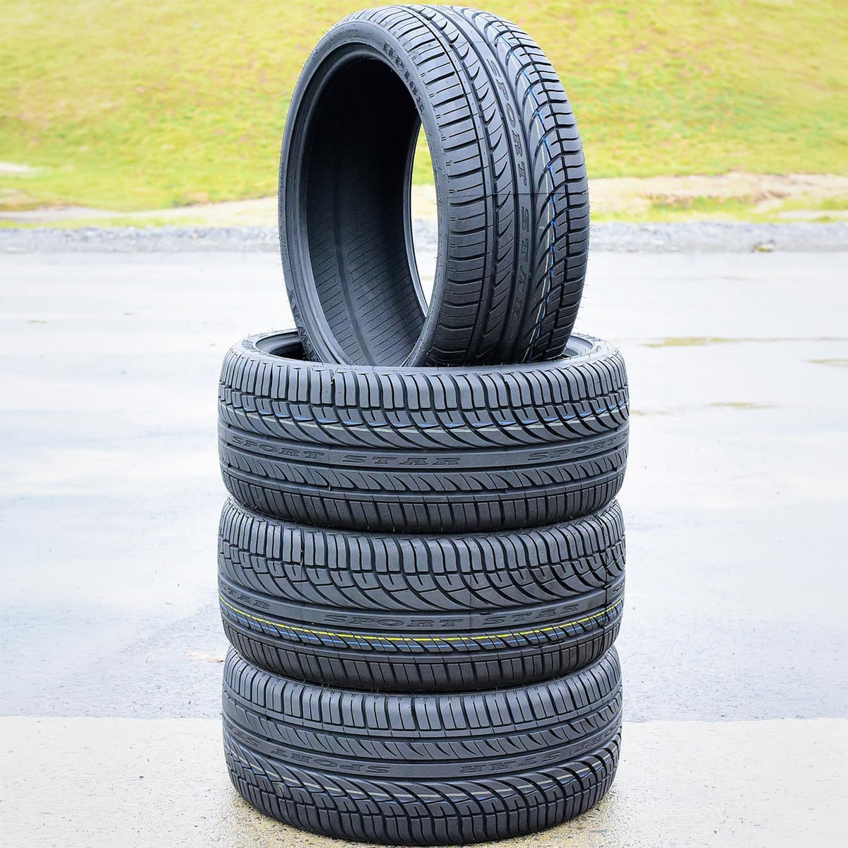 Set of 4 All-Season Passenger Car High Performance Radial Tires 235/45R18 98W R60786