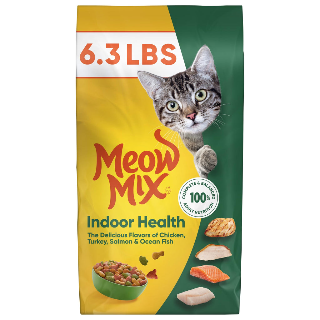 Indoor Health Dry Cat Food 6.3 Pound Bag X8748